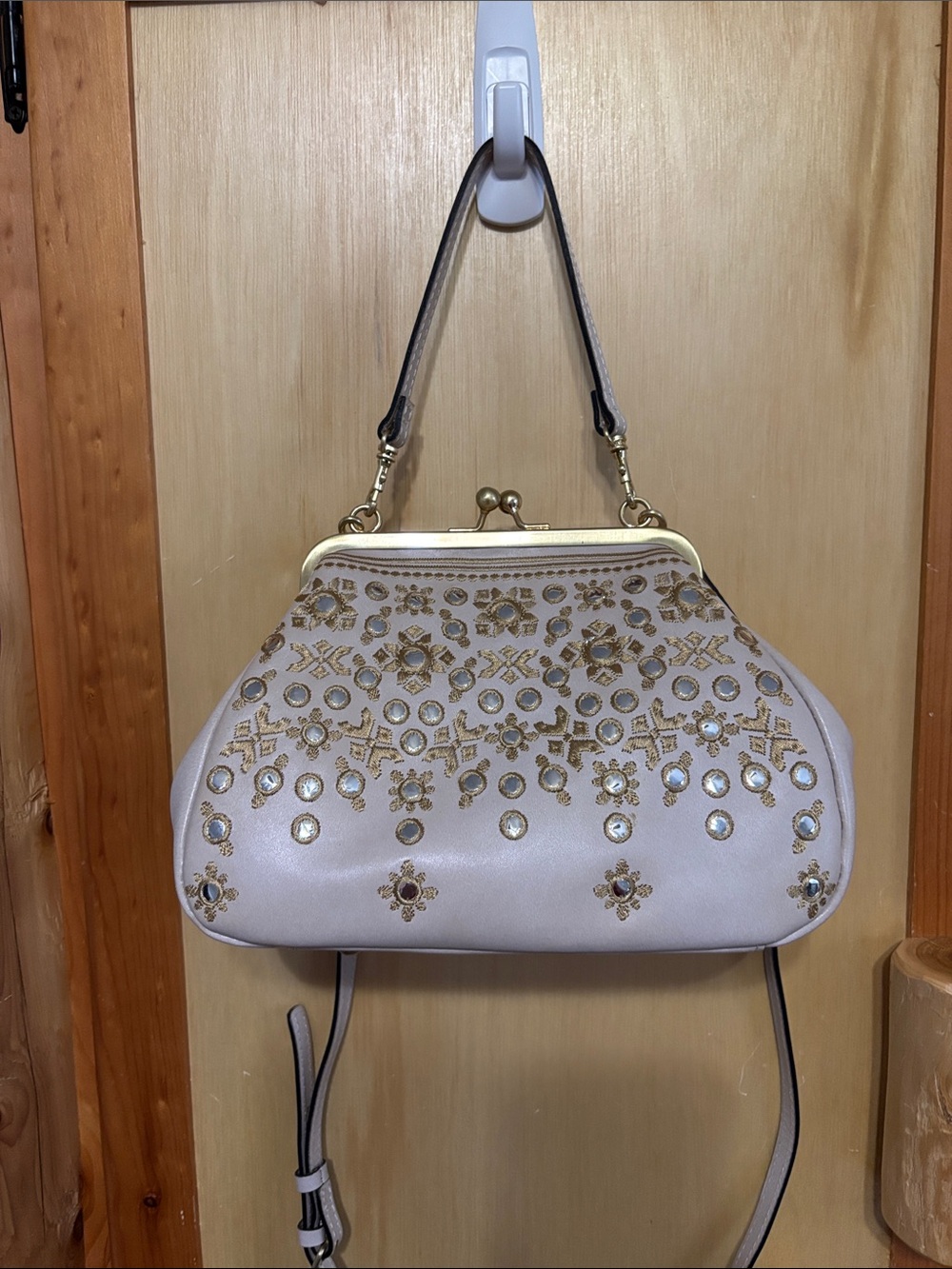 Patricia Nash Fancy Embroidered Satchel Bag